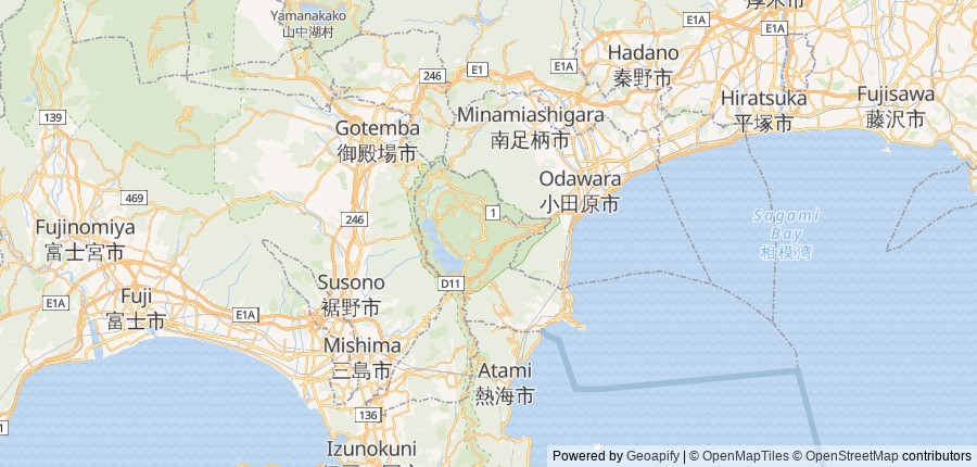 Lage-Übersicht — Hakone, Japan
