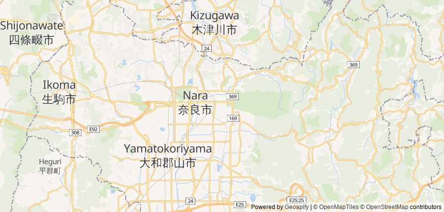 Lage-Übersicht — Nara, Japan